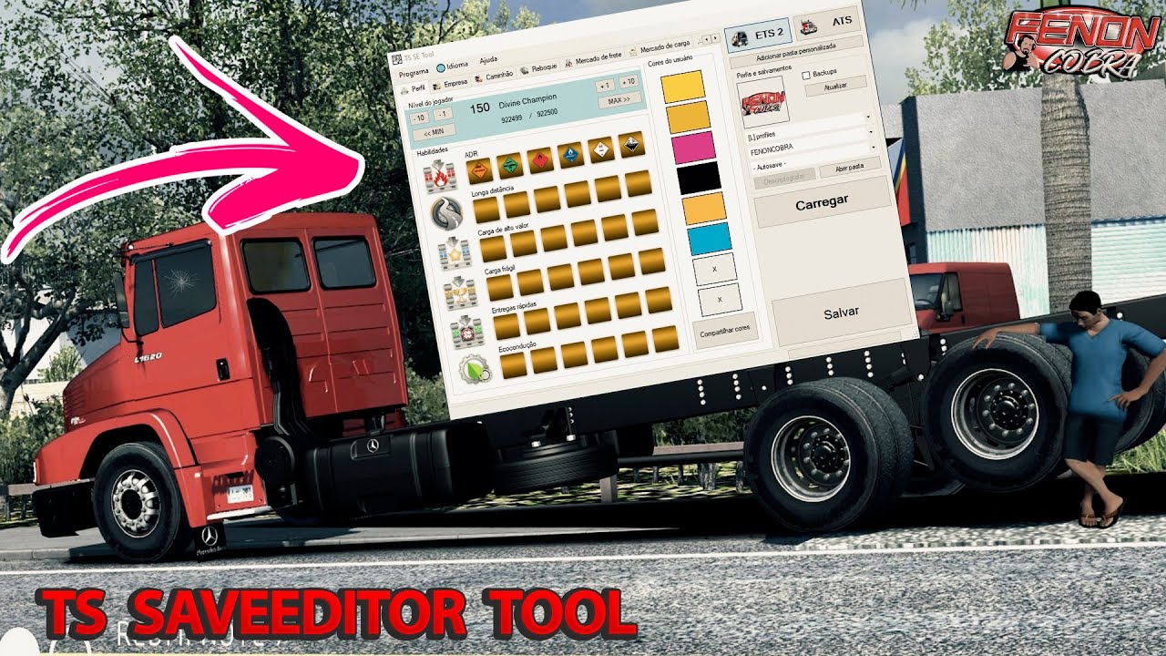 TUTORIAL - TS SAVEEDITOR TOOL - O MELHOR PROGRAMA PARA ETS2/ATS - VEJA COMO E SIMPLES USAR