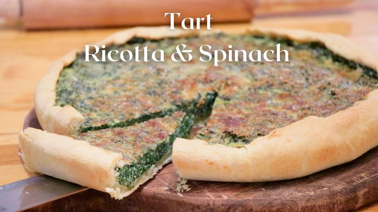 Ricotta & Spinach Tart recipe! Try it if you are in Italy or France! Or cook at home!