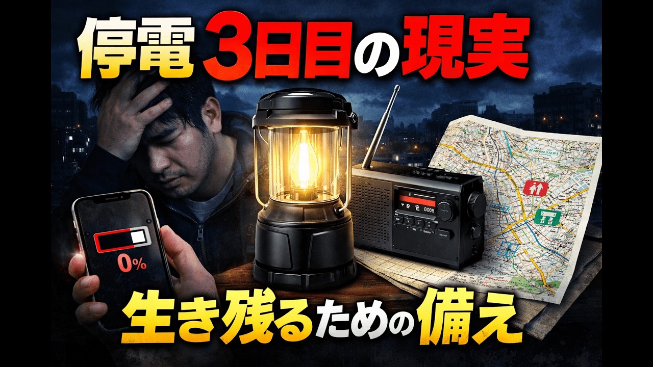 99％が見落としている“停電後72時間”本当に必要な防災グッズ5選