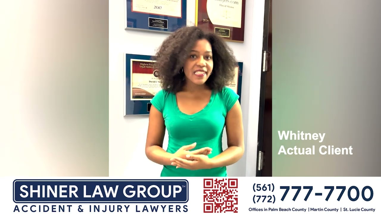 Whitney shares her story and experience with Shiner Law Group
