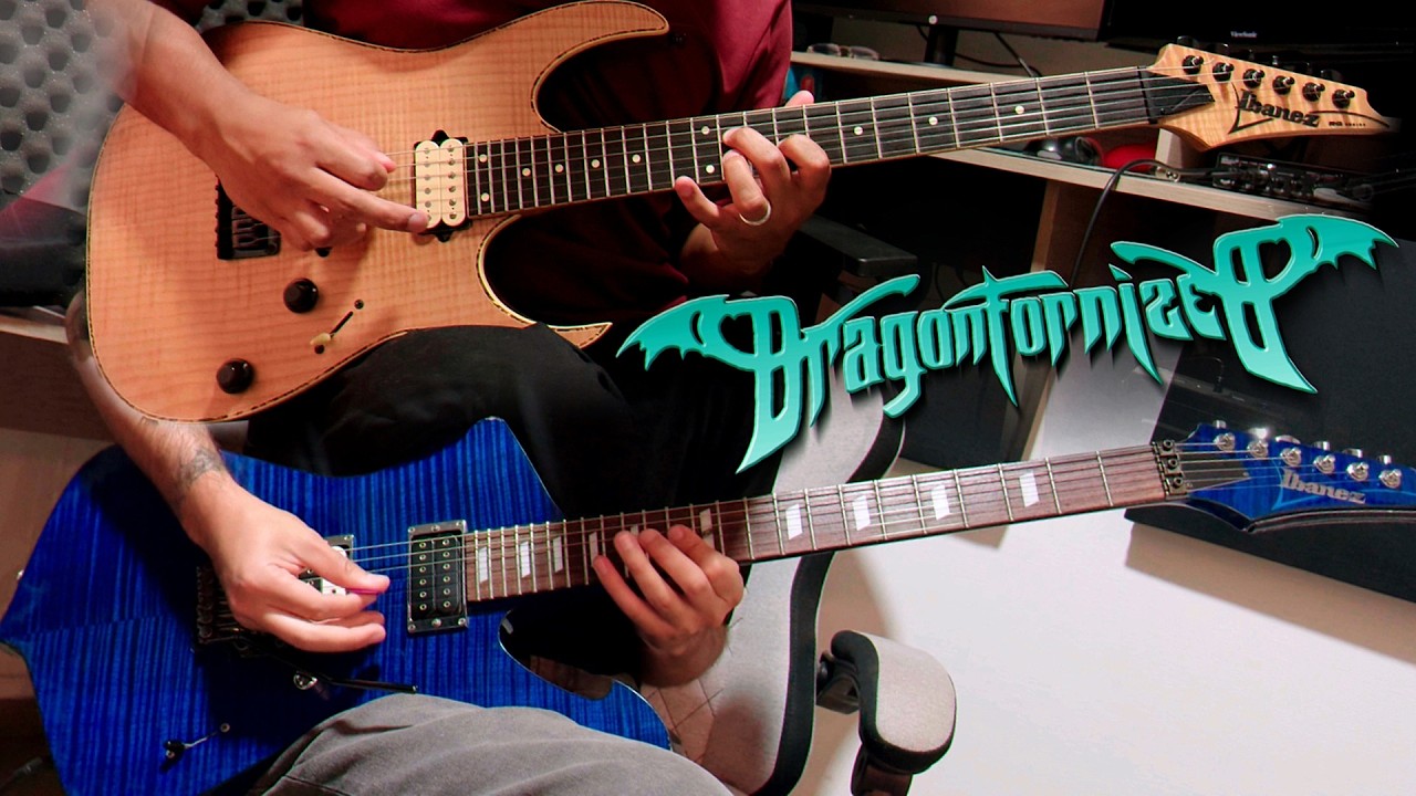 DragonForce - Power Of The Triforce (Full Guitar Cover LIVE VERSION)