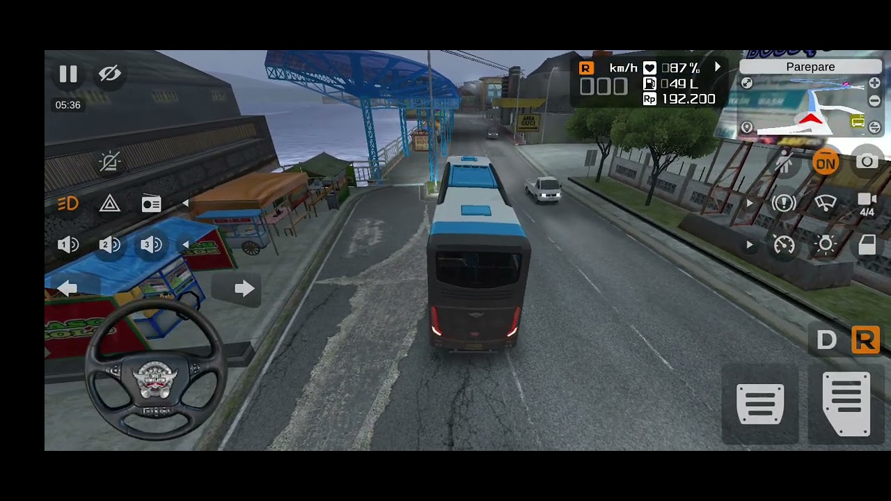 Bus simulator night game
