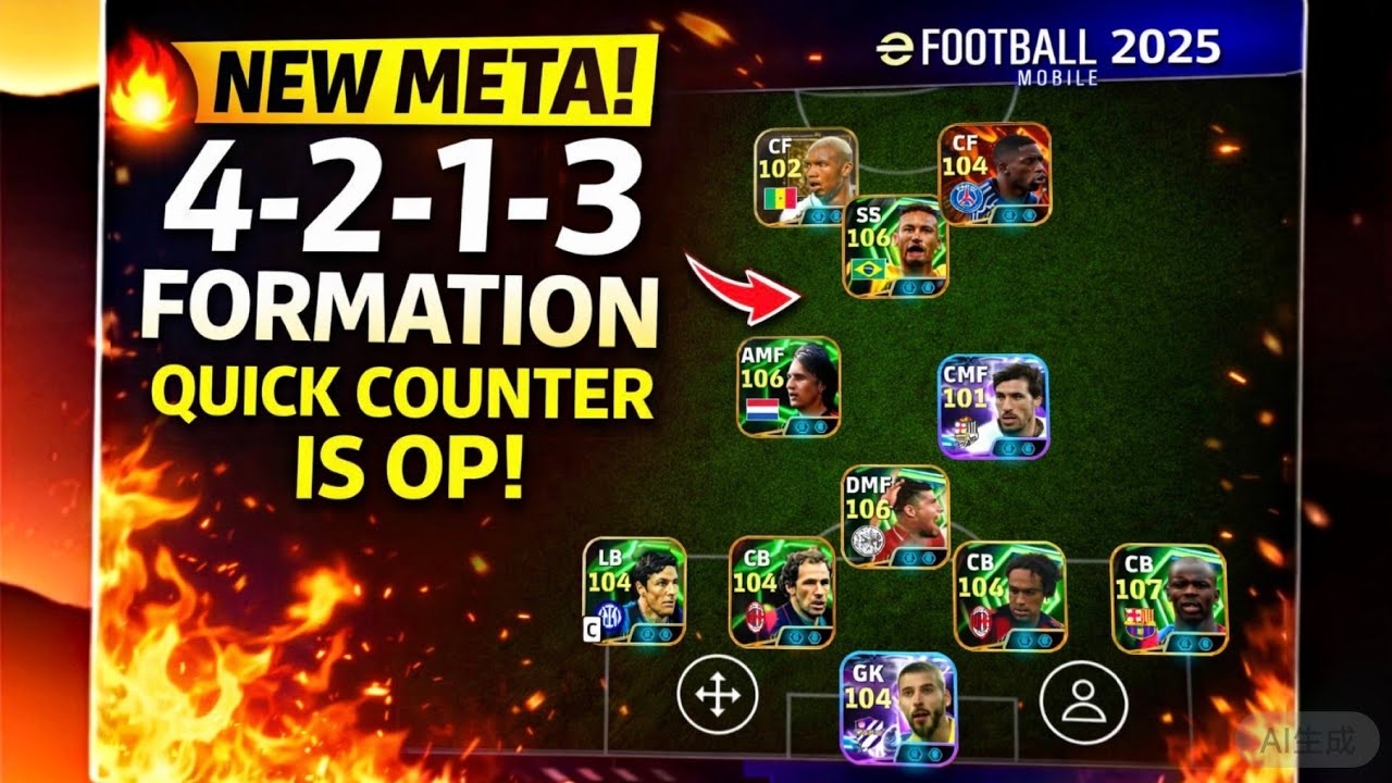 🧠 Pro Players Are Using This Formation! 4-2-1-3 META Setup
