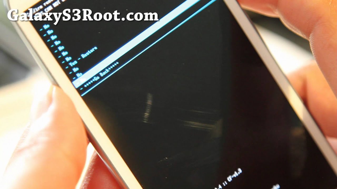 How to Backup and Restore ROM on Rooted Galaxy S3!