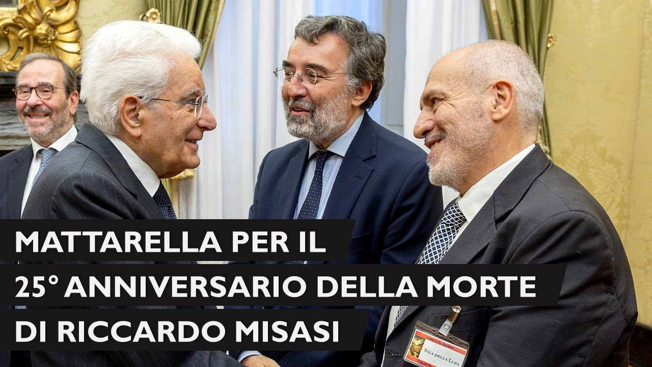 Mattarella alla cerimonia commemorativa del 25&deg; anniversario della morte di Riccardo Misasi
