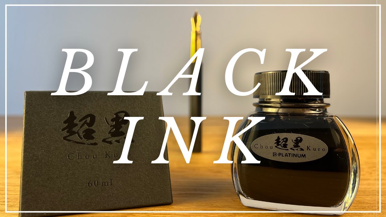 Чернила для перьевой ручки EXTRA DARK - Platinum Chou Kuro