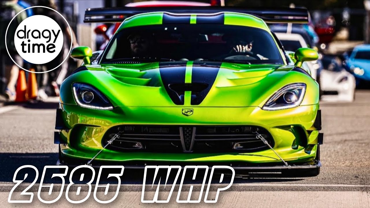 2585 WHP Dodge Viper ACR-E TWIN TURBO | Extreme Acceleration from 60-130 100-150 mph & 100-200 Km/h