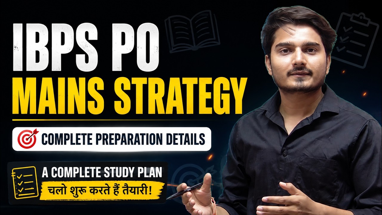 IBPS PO Mains Strategy 2026 | Mock Target & SBI/ IBPS PO MAINS Complete Study Plan Vijay Mishra
