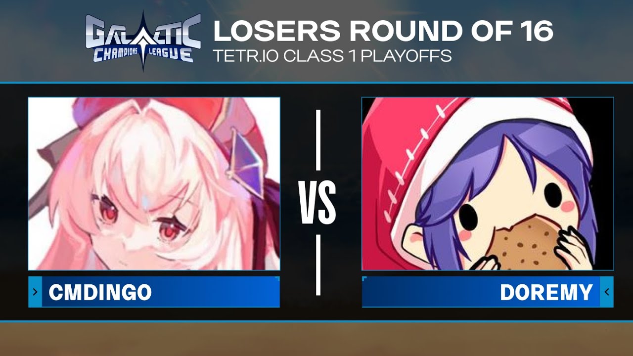 CMDINGO vs DOREMY - Losers Round of 16 - GCL S2 Playoffs - TETR.IO Class 1