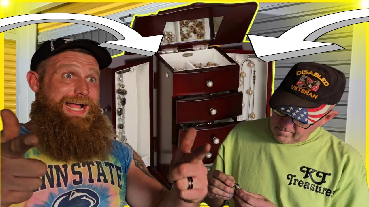 GOLD SILVER MAGIC CARDS & MORE! I Bought An ABANDONED STORAGE UNIT With @JnJFamilyFinds