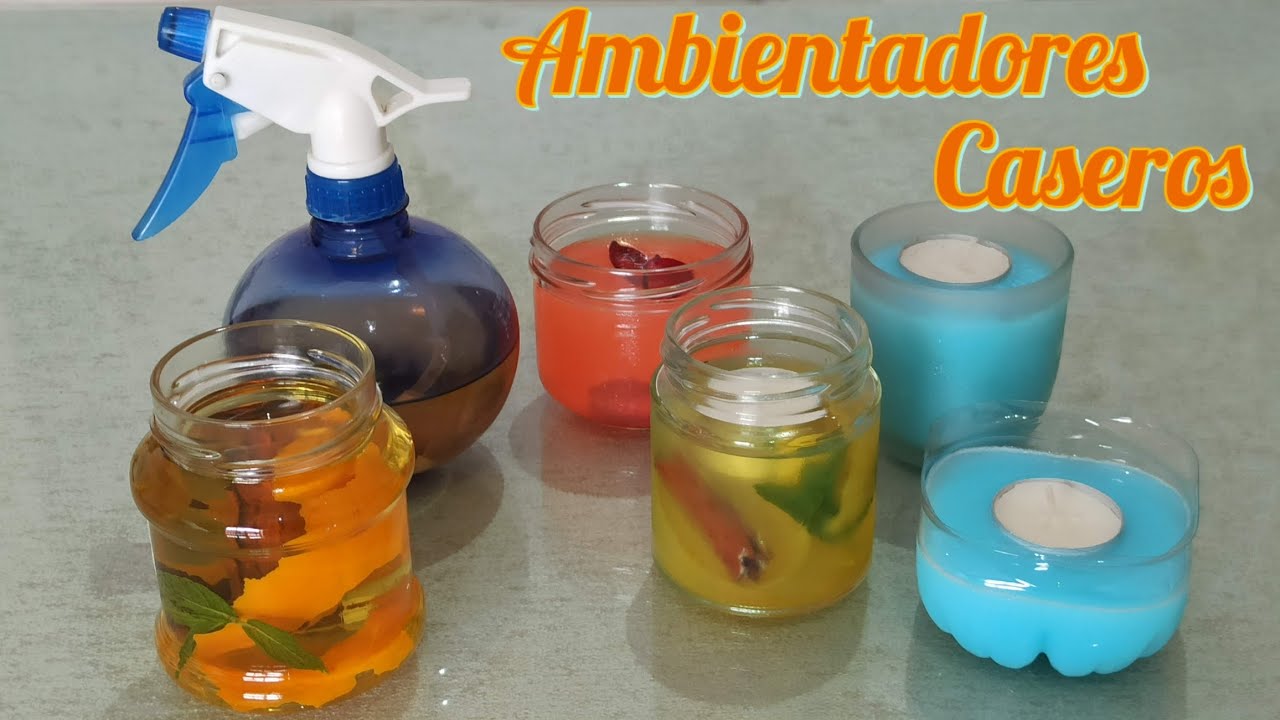 Cómo hacer Ambientadores Caseros y Ecológicos. Ambientador de gelatina natural. Aromatizador   hogar