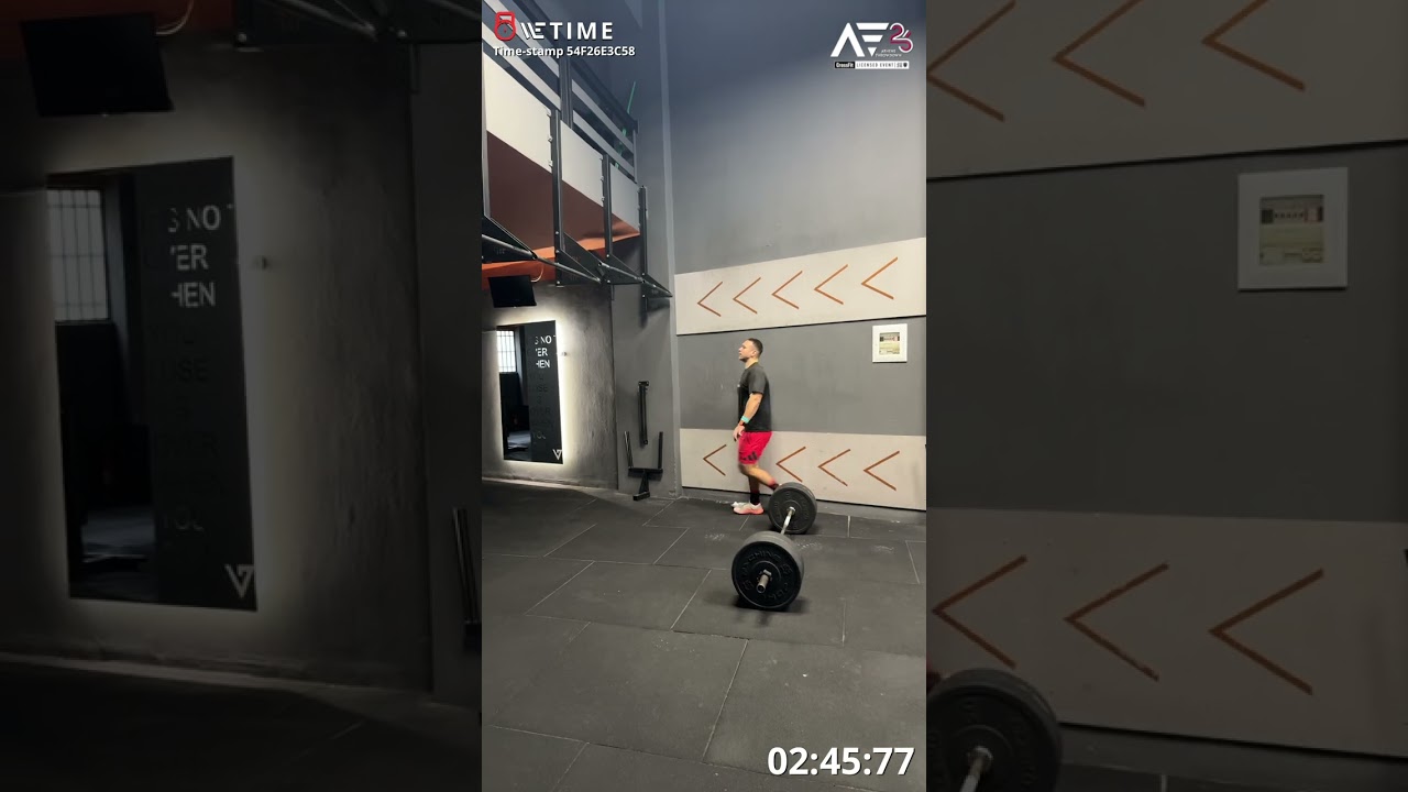 Athens Throwdown Qualifier WOD 26.1 (RX Men)