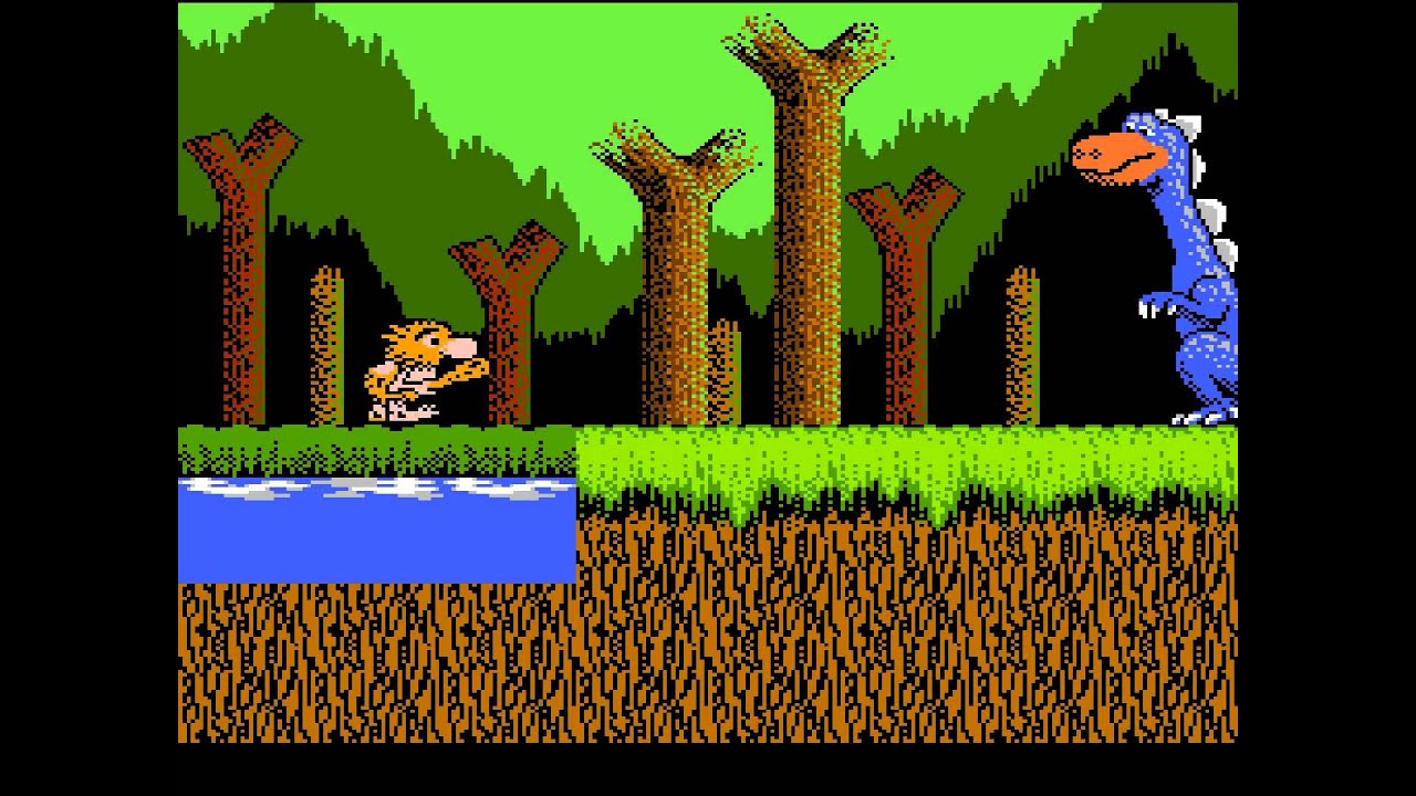 Big Nose the Caveman Walkthrough Gameplay ★NES★ HD1080p