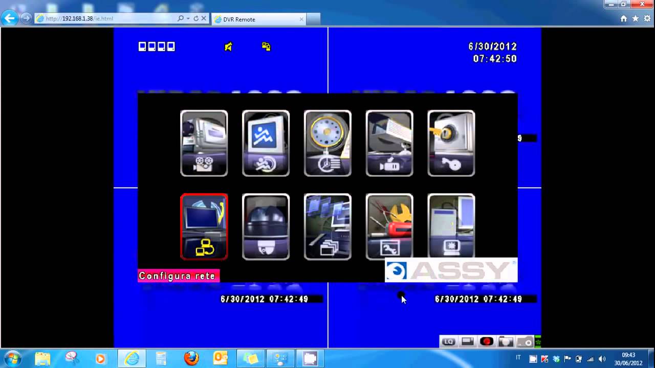 Dvr in Rete