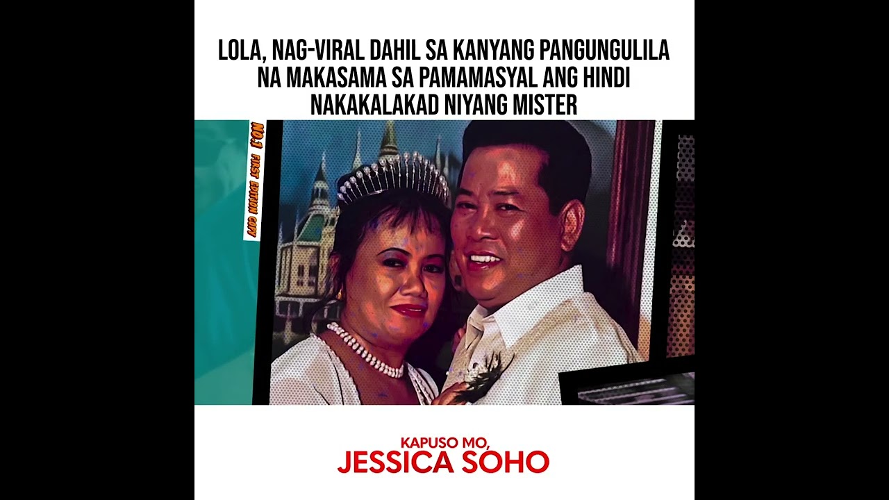 Lolang namasyal, nag-viral dahil sa pangungulila sa kanyang mister | Kapuso Mo, Jessica Soho