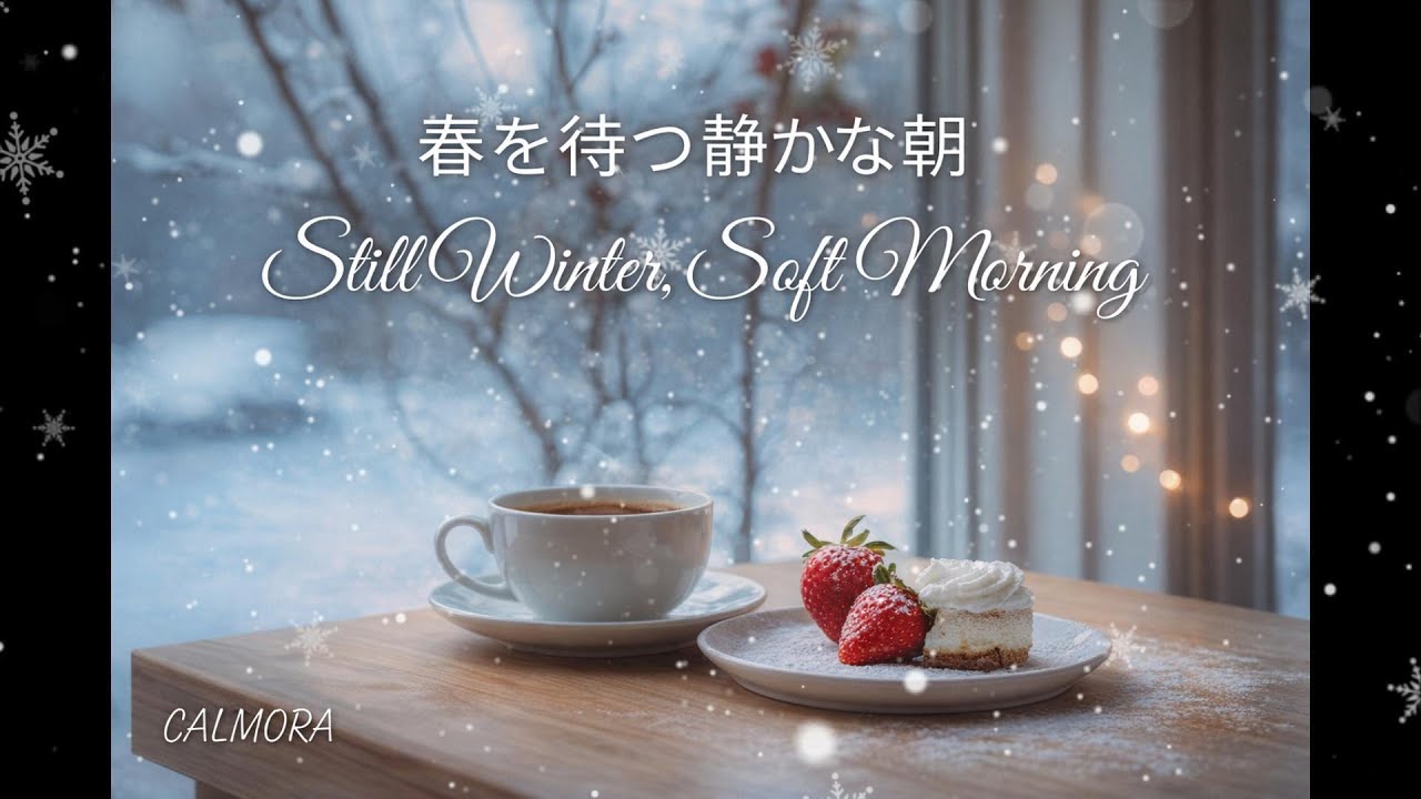 【朝の作業用BGM】春を待つ静かな朝｜Still Winter, Soft Morning
