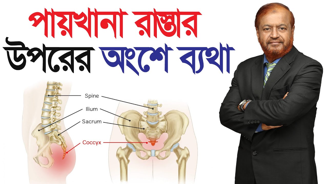 মেরুদন্ডের হাড়ের শেষ মাথায় ব্যথা , পায়খানা রাস্তার উপরের অংশে ব্যথা