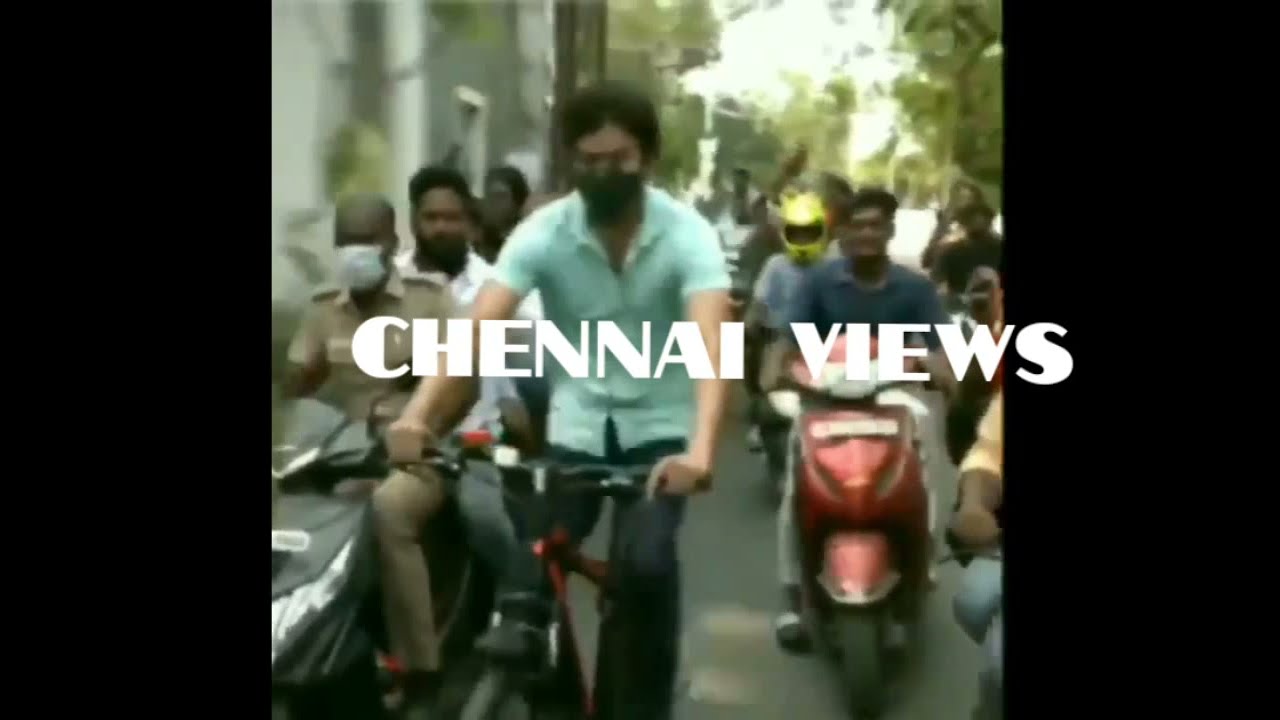 Actor Vijay Cast his Vote || Tamil Nadu Elections 2021 || Chennai