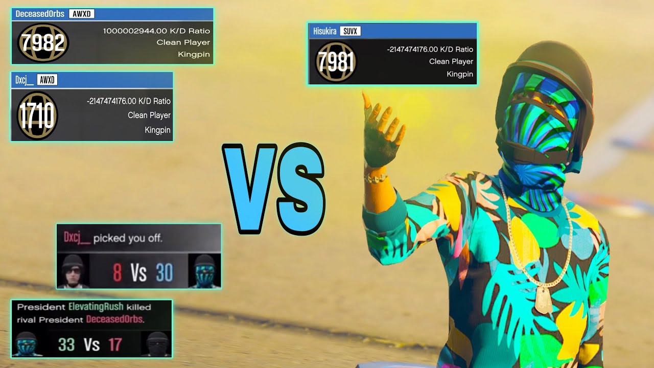 I Did a 2v2 With 2 SWEATY Tryhards In GTA 5 Online(I Joined their Crew)