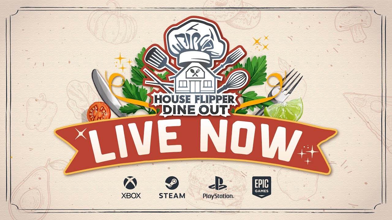 House Flipper - Dine Out DLC Release Trailer