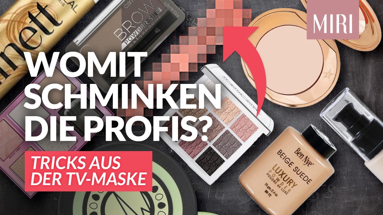 TV‑Make-up &Uuml;50: Mit diesen Produkten schminken die Profis!