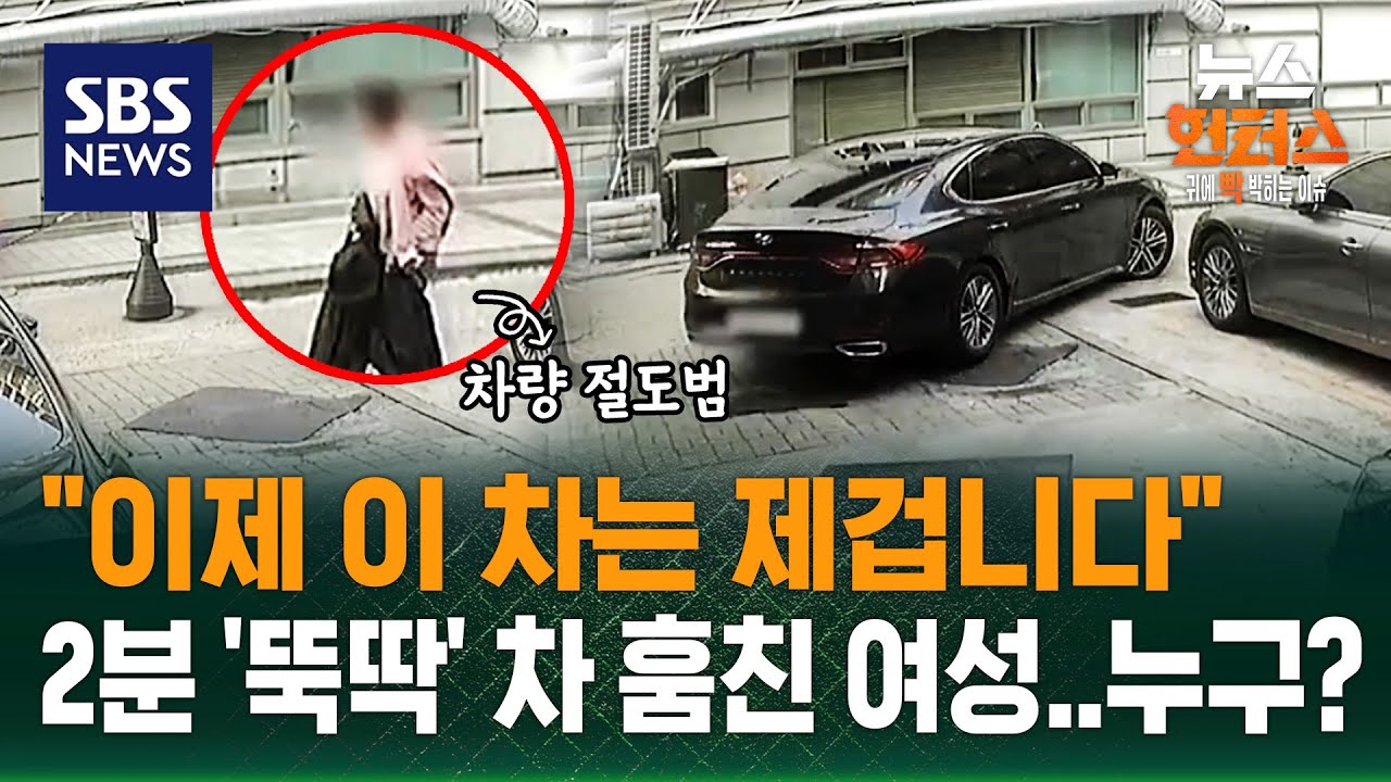 [사건X파일] 남의 차 태연히 타고 달아난 '그 여자' 정체는? / SBS / 뉴스헌터스