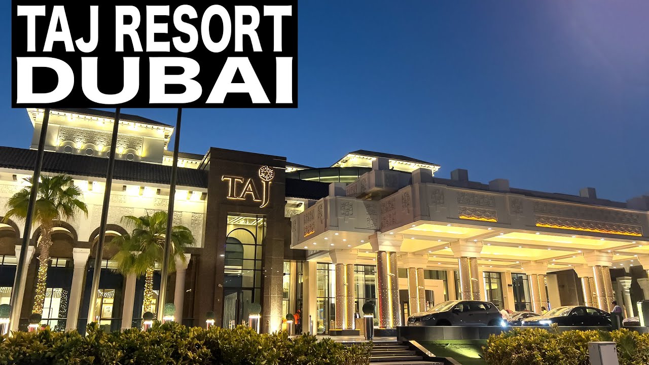 Taj Exotica Resort & Spa Hotel at Palm Dubai | 4K | Dubai Hotel