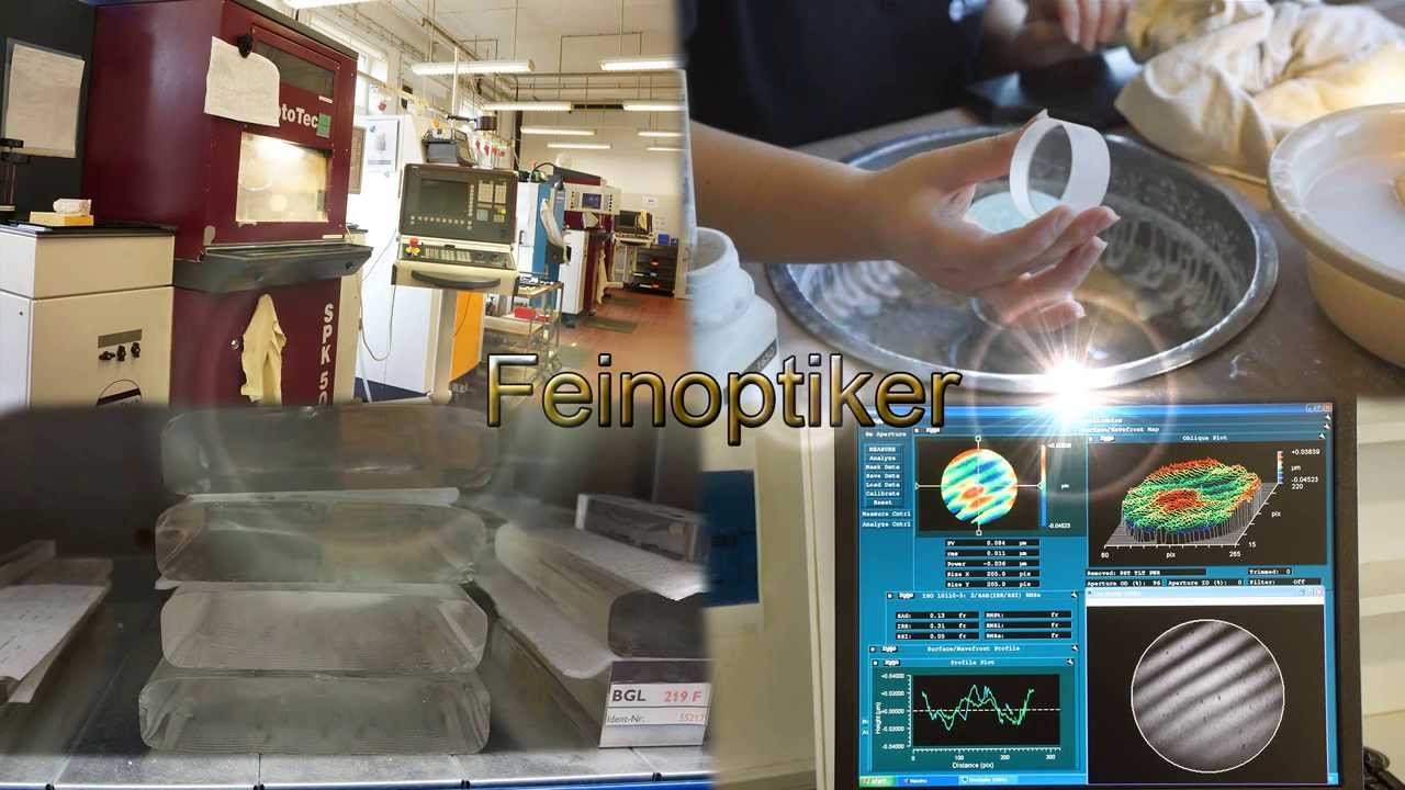 Ausbildungsberuf Feinoptiker/in bei Schneider Kreuznach