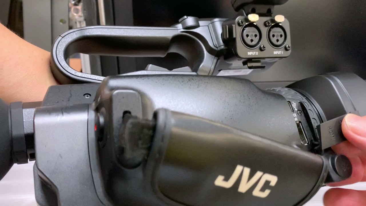 JVC GY-HM175の初期設定