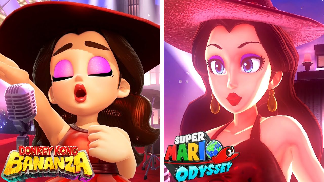 Pauline's New Songs vs Old Songs - Mario Odyssey vs Donkey Kong Bananza (2025 vs 2017)