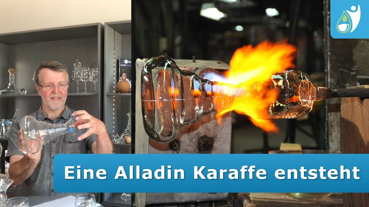 So entsteht eine Alladin Karaffe