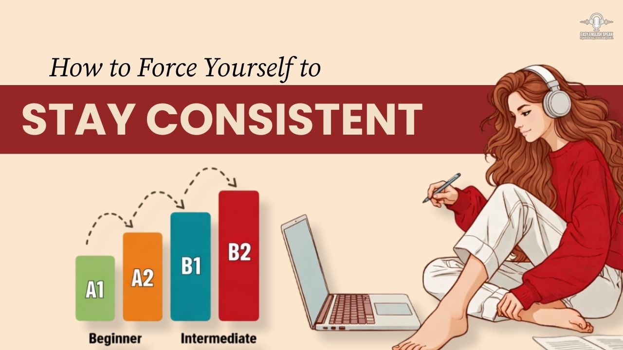 English Podcast For Learning English | Force Yourself to Stay Consistent in English Learning