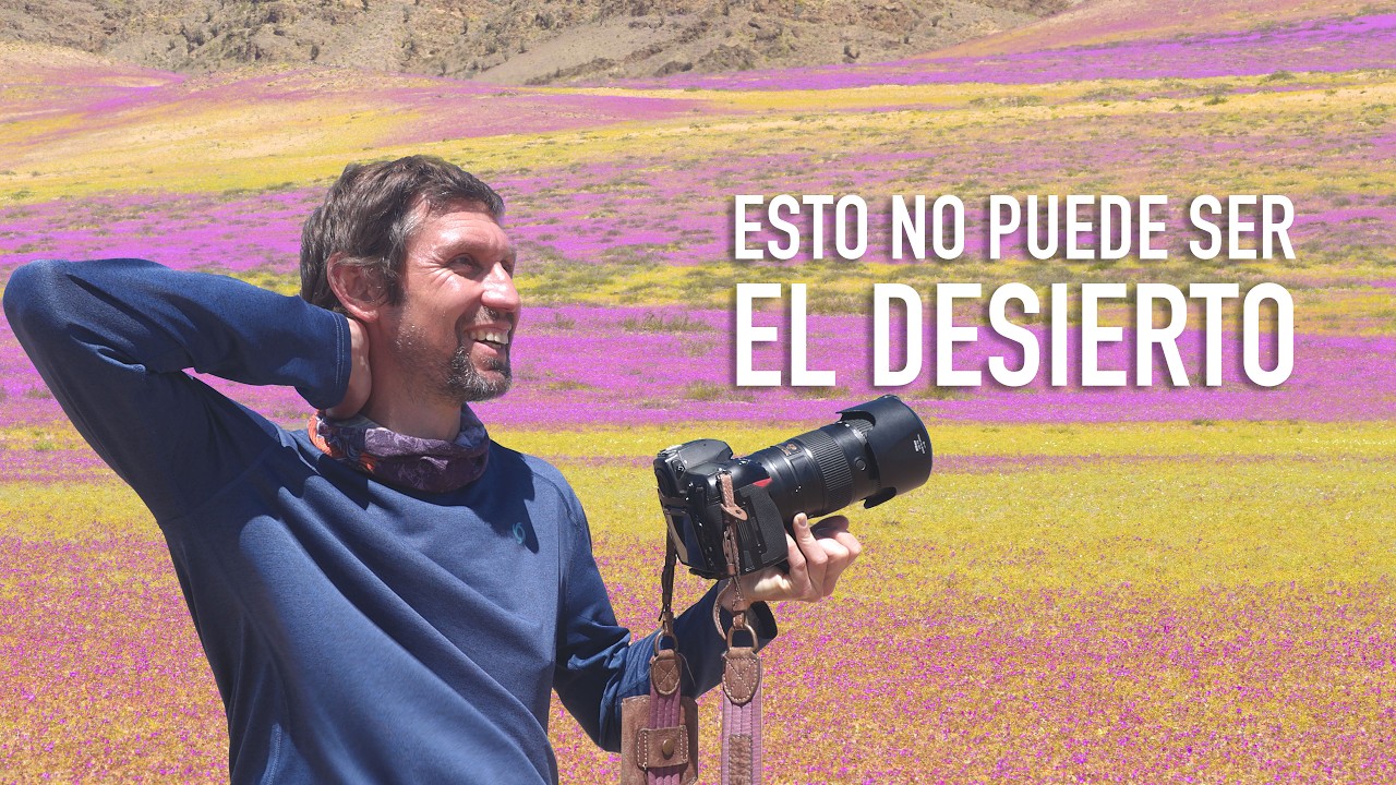 Fotografiando el desierto más árido del mundo cubierto de FLORES
