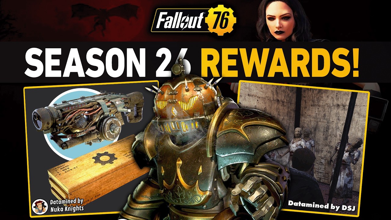 Fallout 76: Награды 26-го сезона найдены в файлах игры!