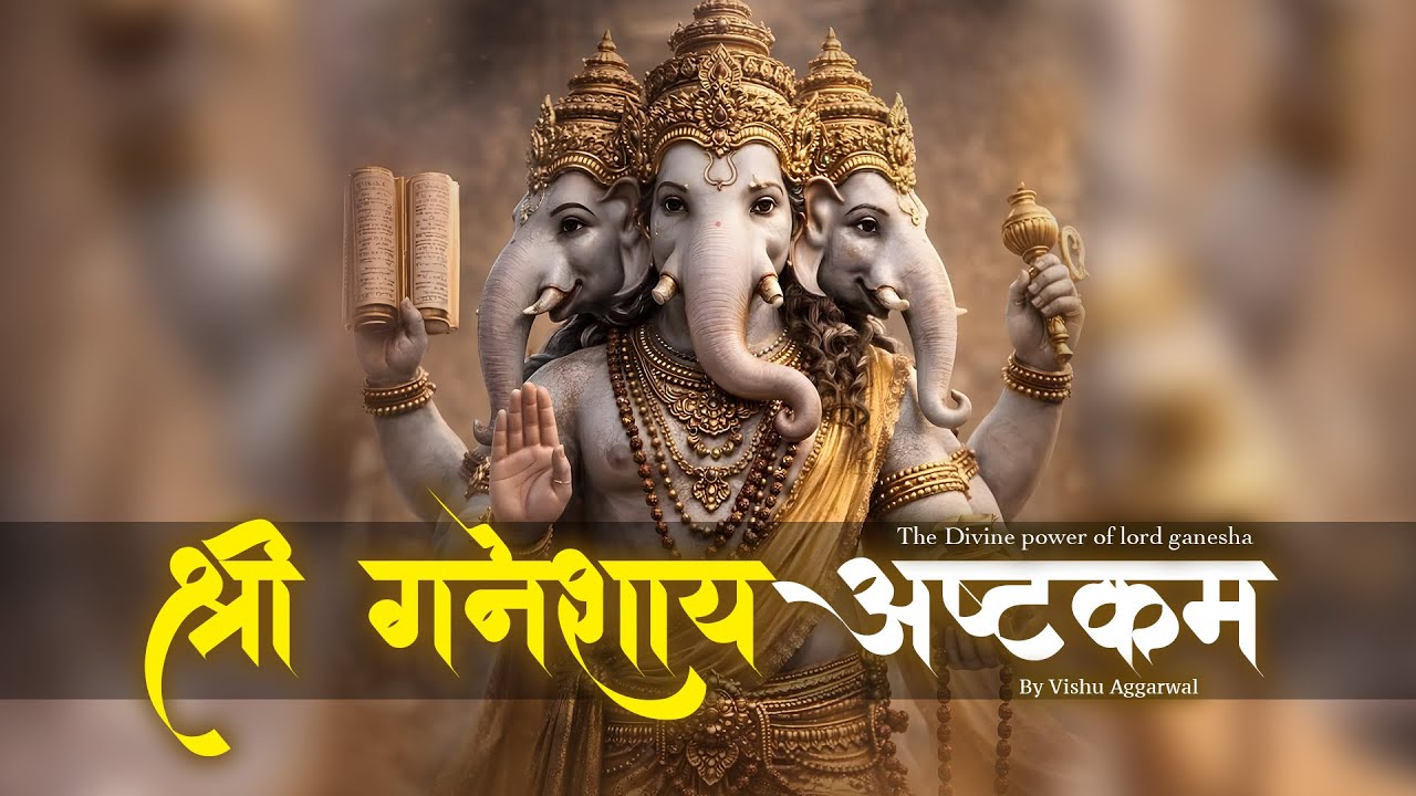 Ganesh Ashtakam | Powerful Ganesha Mantra for Success & Removal of Obstacles | Full BhaktiPath