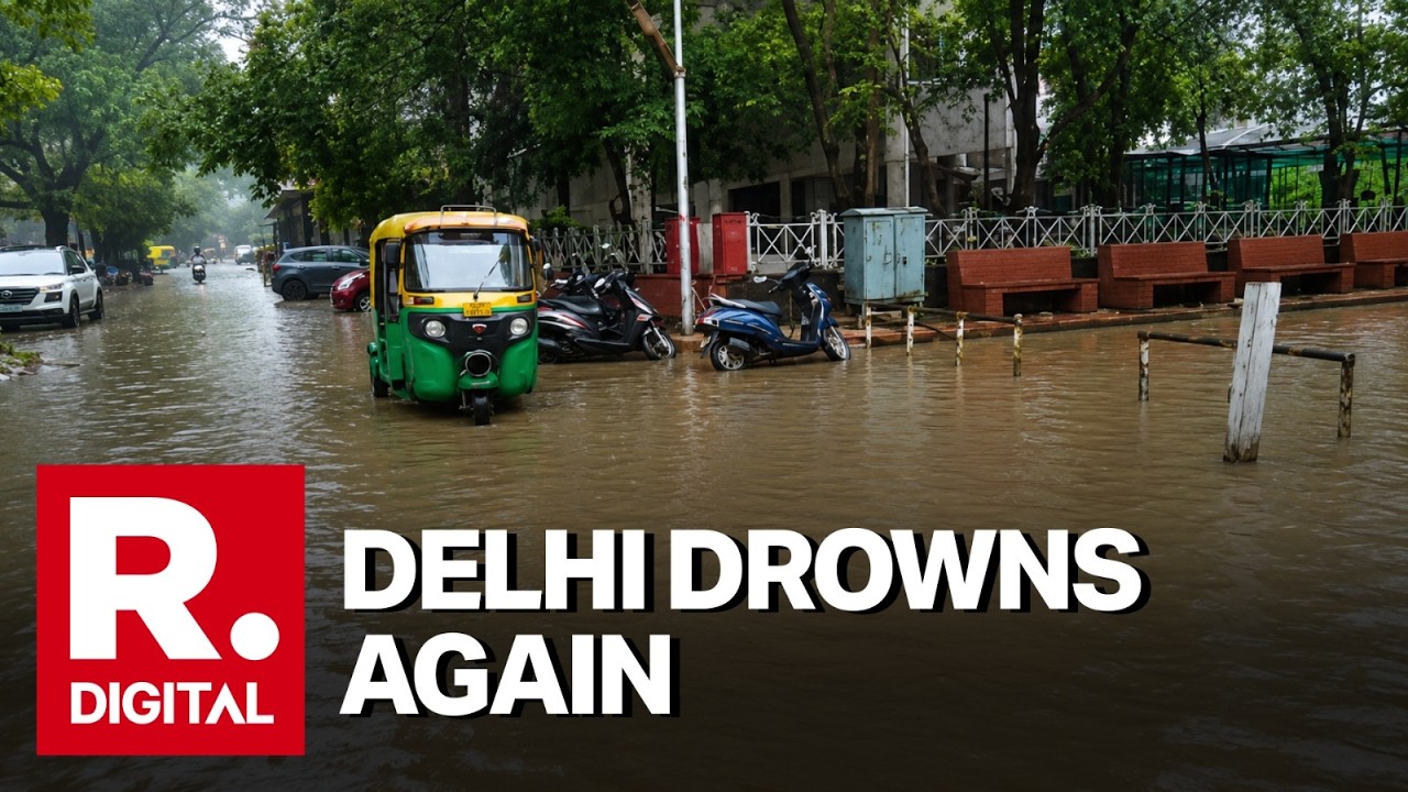 Delhi PARALYZED! Red Alert, Flooded Roads and Flight Chaos as Heavy Rain Lashes the National Capital