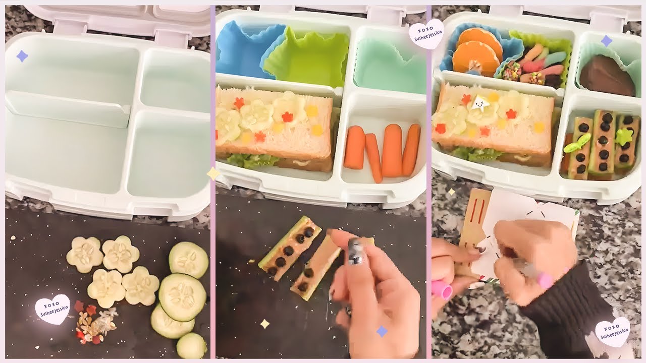 Bento Box Compilation ✨ | Jessica Sulhee #letsmakesomelunchformykids