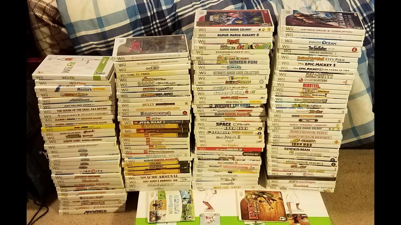 My Wii Collection(As of February 10, 2020) (130 Games)