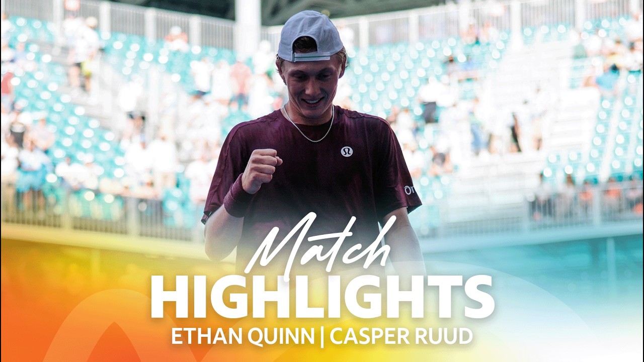 Ethan Quinn upsets Casper Ruud! | 2026 Miami Open
