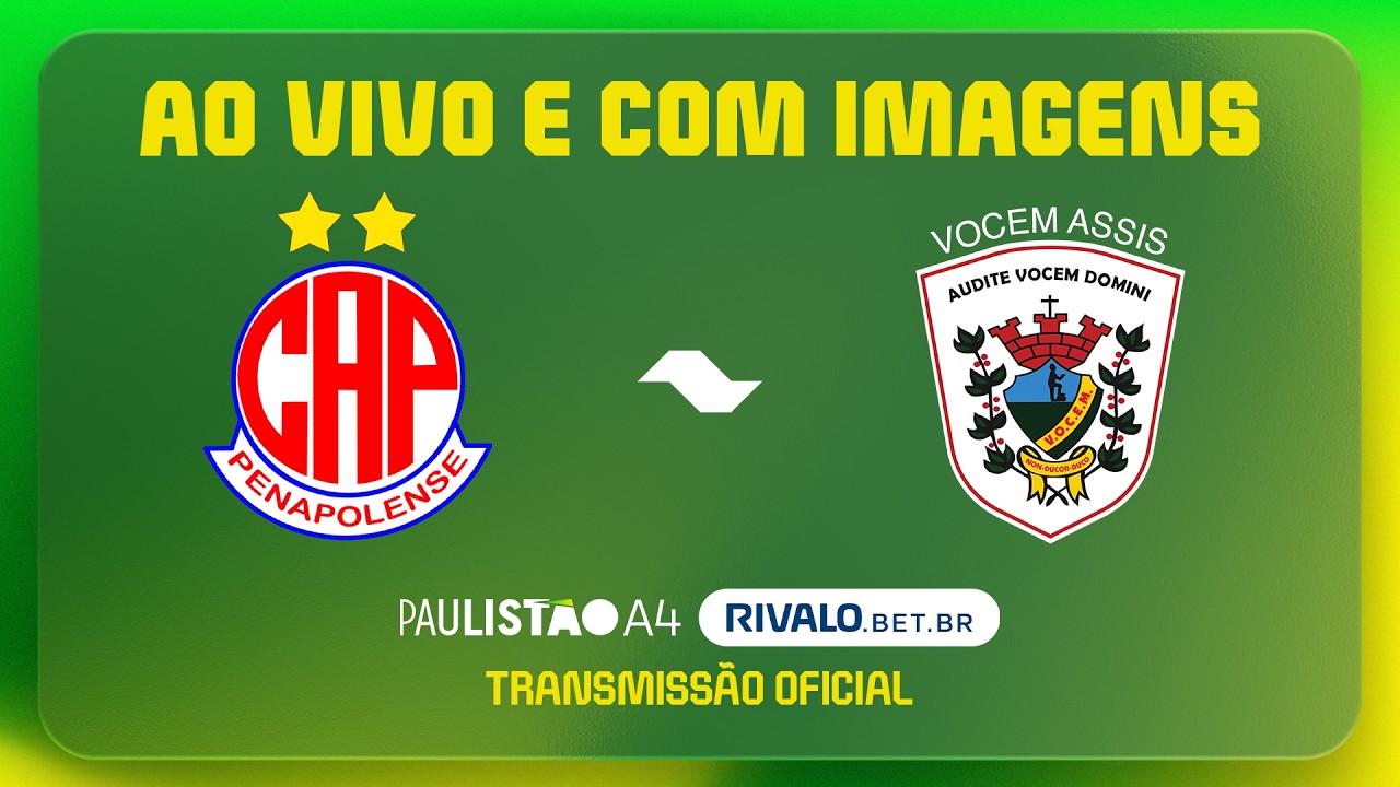 JOGO COMPLETO: PENAPOLENSE X VOCEM | RODADA 7 | PAULISTÃO A4 RIVALO 2026