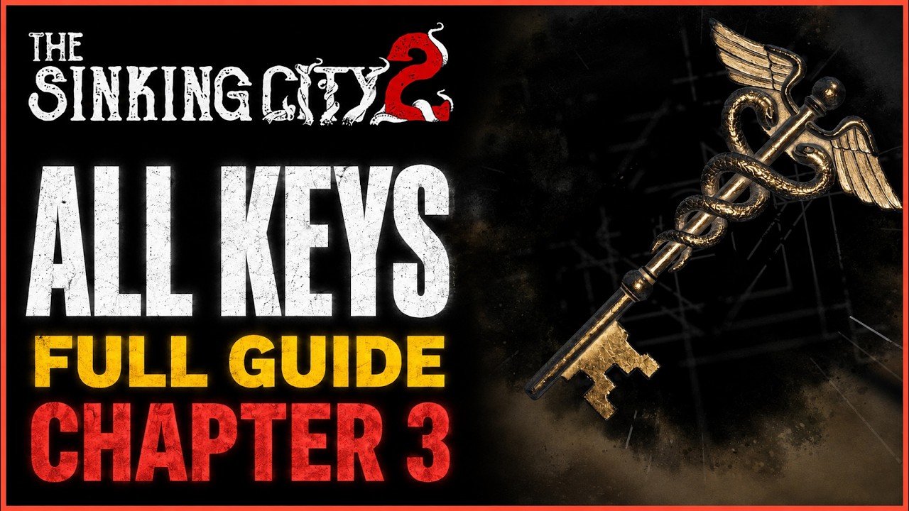 Sinking City 2 - All 3 Keys in Chapter 3 - Complete EASY Guide (Hospital Grounds)