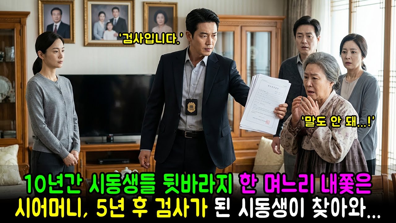 10년간 시동생들 뒷바라지 한 며느리 내쫓은 시어머니, 5년 후 검사가 된 시동생이 찾아와...감동사연 | 후회사연 | 가족사연