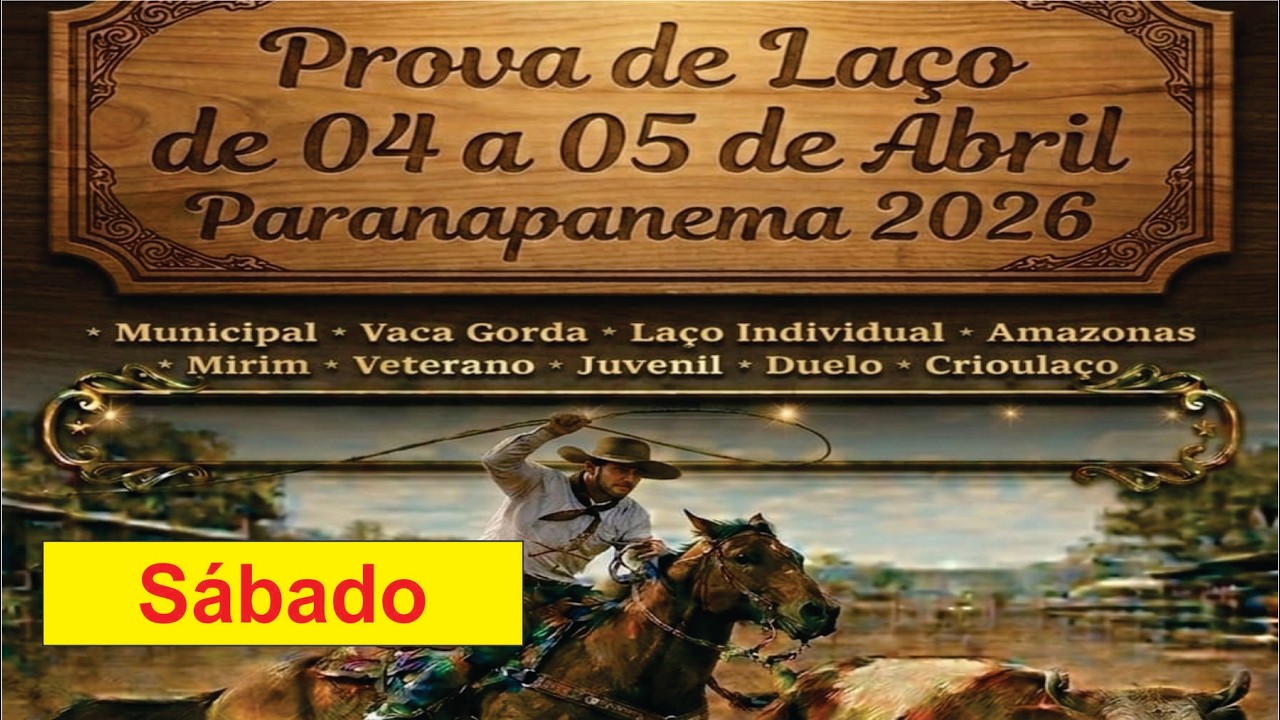 Prova da La&ccedil;o de Paranapanema - SP