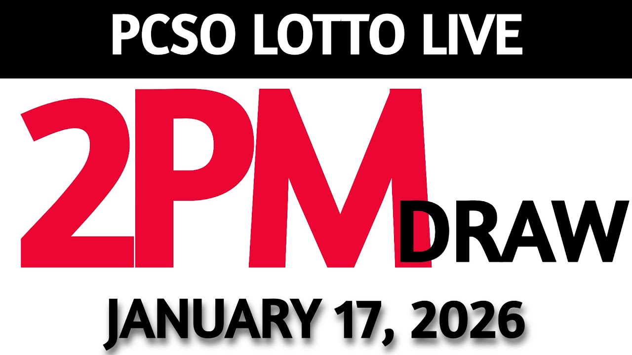 Lotto Result Today 2pm Draw January 17, 2026 Swertres Ez2  PCSO LIVE
