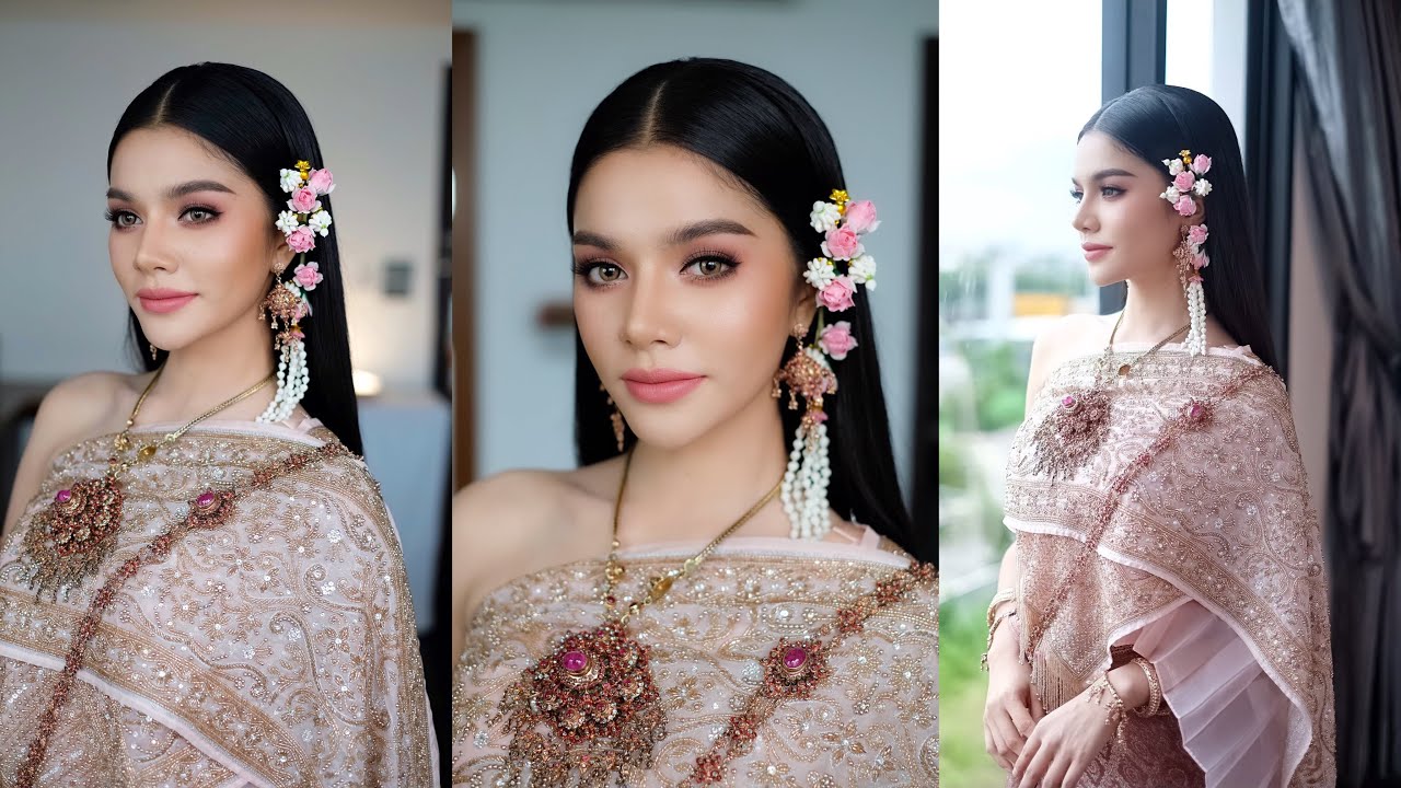 แต่งหน้าเจ้าสาวชุดไทย Thai Style Bride Makeup by Piladamakeup