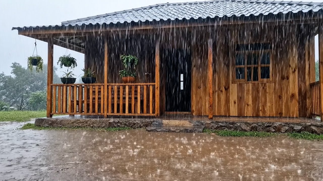 Sons De Chuva Longa E Realista 🌧️ Perfeito Para Dormir Rápido E Sem Esforço