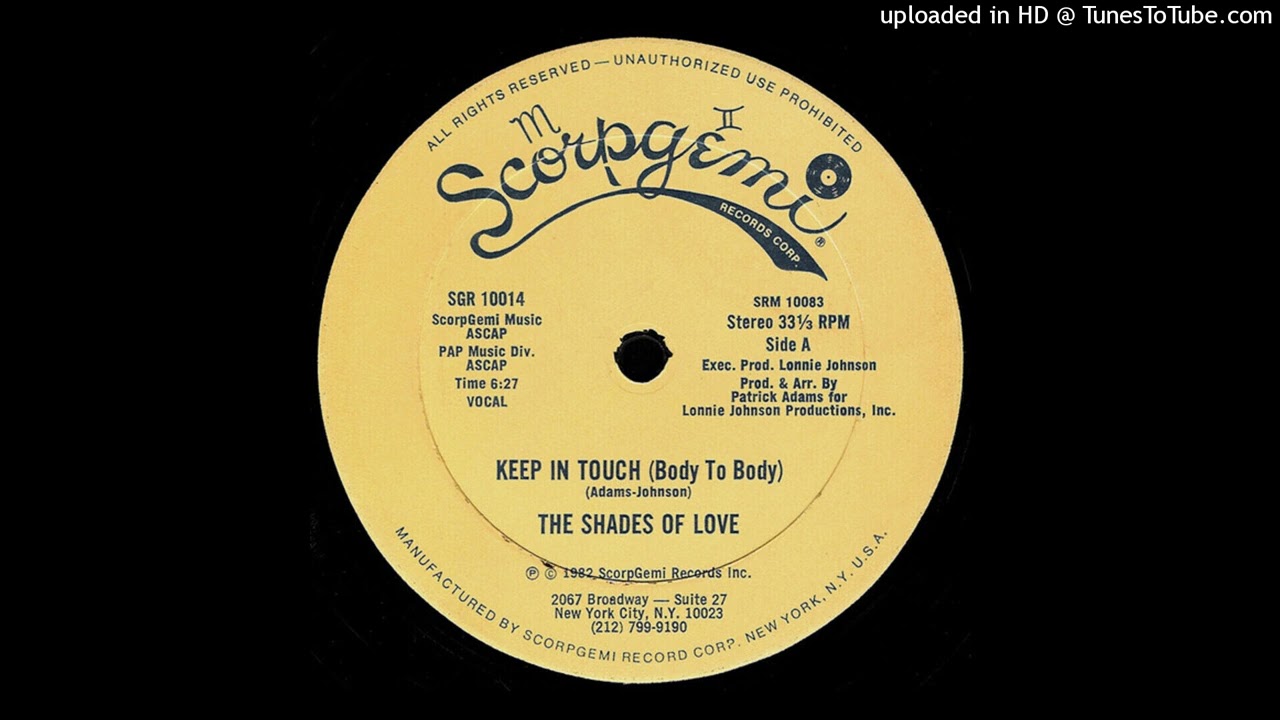 The Shades of Love - Keep In Touch (Body To Body)