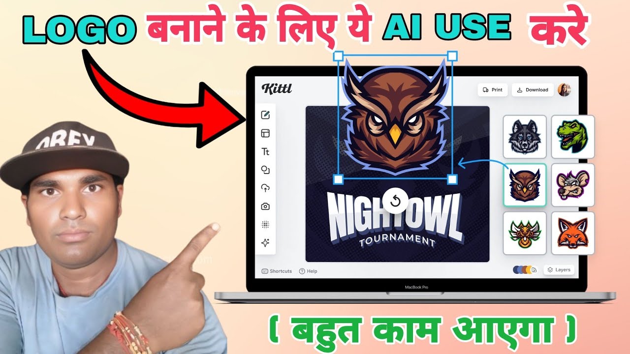 How To Use Ai In Kittl | How To Use Kittl Ai For Creating a Logo | Kittl Design