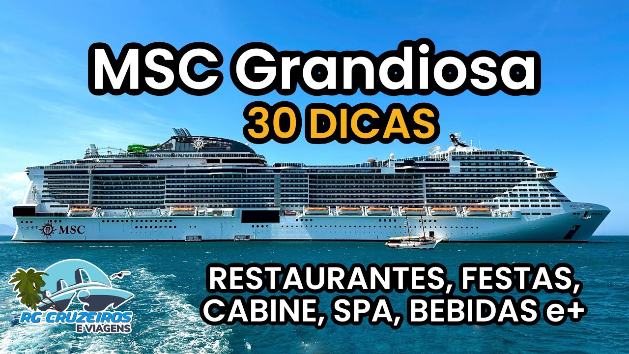 Viajei no MSC Grandiosa por 7 dias: É bom mesmo?