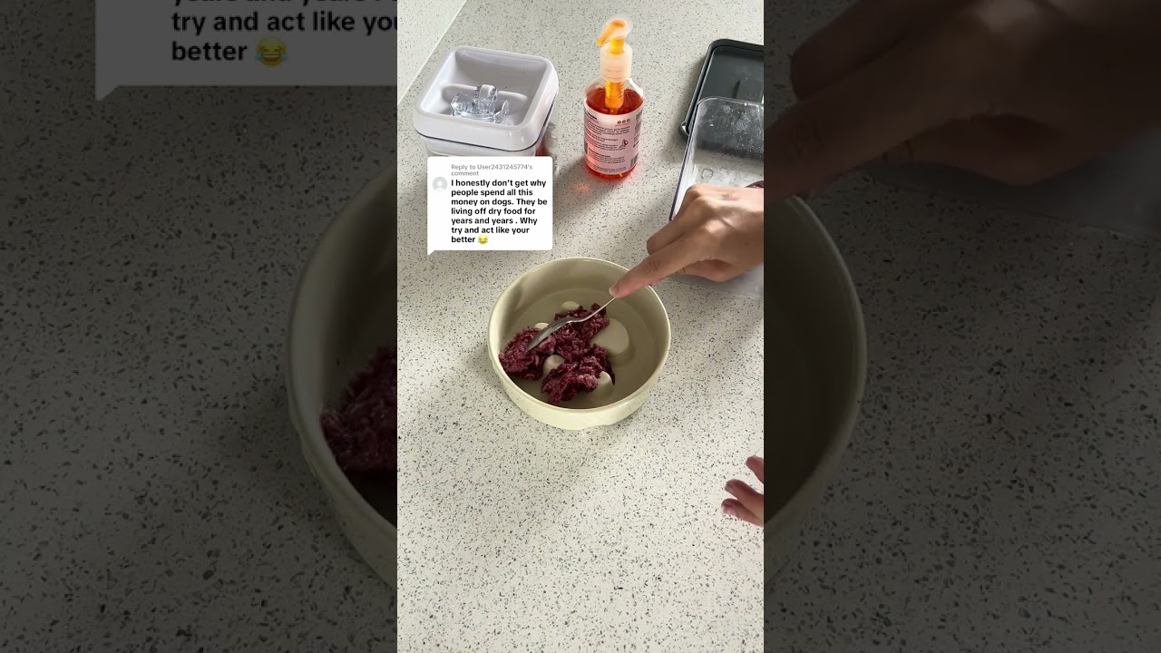 Raw vs kibble: let's respect dogs' preferences 
